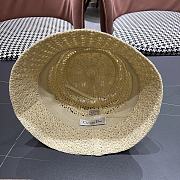 Kitlife Dior Hollow Knitted Bucket Hat Cream - 3