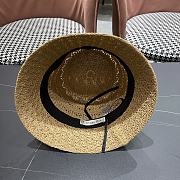 Kitlife Dior Hollow Knitted Bucket Hat Beige - 4