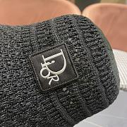 Kitlife Dior Hollow Knitted Bucket Hat Black - 6