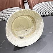 Kitlife Dior Hollow Knitted Bucket Hat White - 2