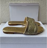 Kitlife Dior Dway Slides Gold - 5