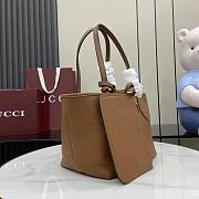 Kitlife Gucci Totissima Reversible Tote Bag Brown 839124 21x18.5x16cm - 3