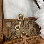 Kitlife Gucci Totissima Reversible Tote Bag Brown 839124 21x18.5x16cm - 4
