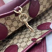 Kitlife Gucci Totissima Reversible Tote Bag Burgundy 839124 21x18.5x16cm - 5