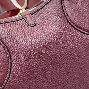 Kitlife Gucci Totissima Reversible Tote Bag Burgundy 839124 21x18.5x16cm - 4