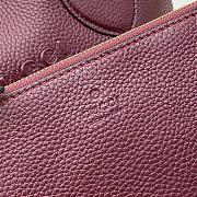 Kitlife Gucci Totissima Reversible Tote Bag Burgundy 839124 21x18.5x16cm - 2