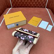 Kitlife Louis Vuitton x TM Victorine Wallet Sakura Brown M13427 12x9.5x2.5cm - 6