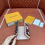 Kitlife Louis Vuitton x TM Victorine Wallet Sakura Brown M13427 12x9.5x2.5cm - 3
