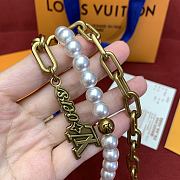 Kitlife Louis Vuitton Chain Belt Pearls Bag Charm M01689 - 4