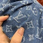 Kitlife Louis Vuitton Pochette Valley Bag Blue Denim M13571 21x15x7cm - 6