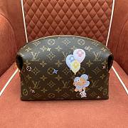 Kitlife Louis Vuitton Cosmetic Pouch GM Monogram Coated Canvas 27x18x9cm  - 1