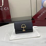Kitlife Gucci Softbit Card Case Black 828148 10.5x7x3cm  - 1