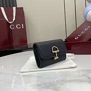 Kitlife Gucci Softbit Card Case Black 828148 10.5x7x3cm  - 6