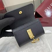 Kitlife Gucci Softbit Card Case Black 828148 10.5x7x3cm  - 4
