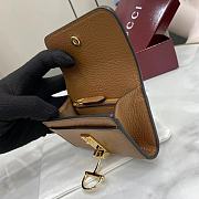 Kitlife Gucci Softbit Card Case Brown 828148 10.5x7x3cm - 4