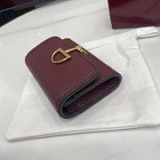 Kitlife Gucci Softbit Card Case Burgundy 828148 10.5x7x3cm - 5
