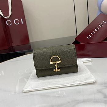 Kitlife Gucci Softbit Card Case Green 828148 10.5x7x3cm