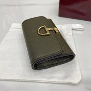 Kitlife Gucci Softbit Card Case Green 828148 10.5x7x3cm - 5