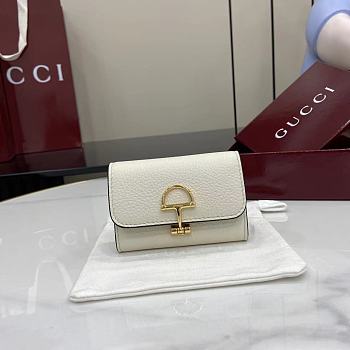 Kitlife Gucci Softbit Card Case White 828148 10.5x7x3cm