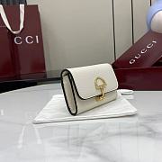 Kitlife Gucci Softbit Card Case White 828148 10.5x7x3cm - 6