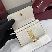 Kitlife Gucci Softbit Card Case White 828148 10.5x7x3cm - 2