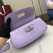 Kitlife Gucci Bamboo Diva Medium Bag Purple 827750 26.6x13x8cm - 4