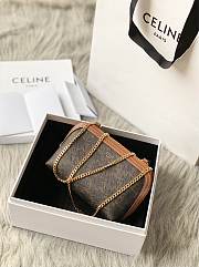 Kitlife Celine Monogram Shell Bag Tan 10E382 16x11x8cm - 1