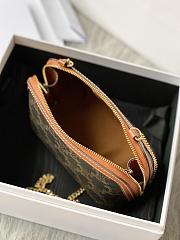Kitlife Celine Monogram Shell Bag Tan 10E382 16x11x8cm - 3