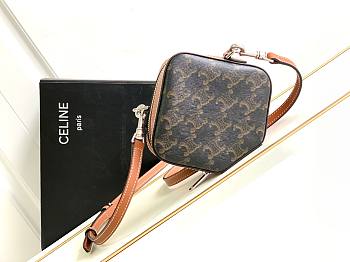 Kitlife Celine Cube Box Logo Printed Cowhide Three-dimensional Square Bag