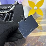 Kitlife Louis Vuitton Twist PM Slim Bag Black Monogram Flower M14636 19x15x7cm - 6