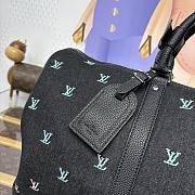 Kitlife Louis Vuitton Keepall Bandouliere 50 Bag Gradient Blue and Black M13966 50x23x29cm - 3