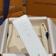 Kitlife Louis Vuitton White Tricolor Belt Black Hardware 4.5cm - 5