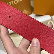 Kitlife Louis Vuitton Double-sided Belt Pink Gold Hardware 4.5cm - 5