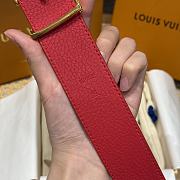 Kitlife Louis Vuitton Double-sided Belt Pink Gold Hardware 4.5cm - 2