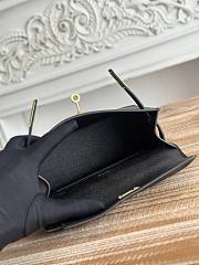 Kitlife Hermes Kelly Mini Bag Black Epsom Leather Gold Buckle 22cm  - 4