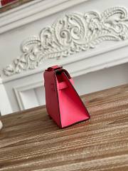 Kitlife Hermes Kelly Mini Bag Pink Epsom Leather Gold Buckle 22cm - 6