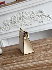 Kitlife Hermes Kelly Mini Bag Off-White Epsom Leather Gold Buckle 22cm - 2