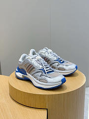 Kitlife Gucci Men 2.0 Sneakers Grey And Blue Mesh And Leather - 1