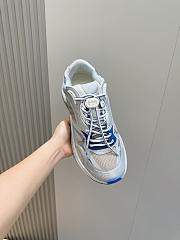 Kitlife Gucci Men 2.0 Sneakers Grey And Blue Mesh And Leather - 5