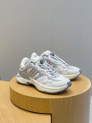 Kitlife Gucci Men 2.0 Sneakers White And Blue Mesh And Leather