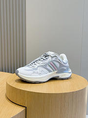 Kitlife Gucci Men 2.0 Sneakers White And Blue Mesh And Leather - 3