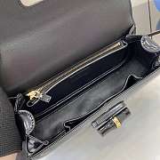 Kitlife Gucci Bamboo Diva Medium Bag Black 827750 26.6x13x8cm - 3