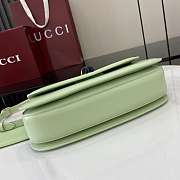 Kitlife Gucci Bamboo Diva Medium Bag Light Green 827750 26.6x13x8cm - 6