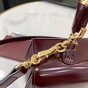 Kitlife Gucci Bamboo Diva Medium Bag Burgundy 827750 26.6x13x8cm - 3