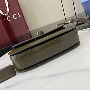 Kitlife Gucci Bamboo Diva Medium Bag Green Olive 827750 26.6x13x8cm - 6