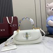 Kitlife Gucci Bamboo Diva Medium Bag White 827750 26.6x13x8cm - 1
