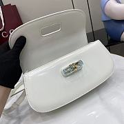 Kitlife Gucci Bamboo Diva Medium Bag White 827750 26.6x13x8cm - 5