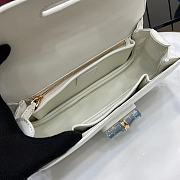 Kitlife Gucci Bamboo Diva Medium Bag White 827750 26.6x13x8cm - 2