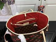 Kitlife Louis Vuitton x TM Neverfull MM Bag Brown Cherry Monogram Canvas M13263 31x28x14cm - 2