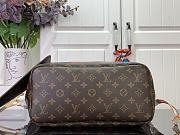 Kitlife Louis Vuitton x TM Neverfull MM Bag Brown Cherry Monogram Canvas M13263 31x28x14cm - 3